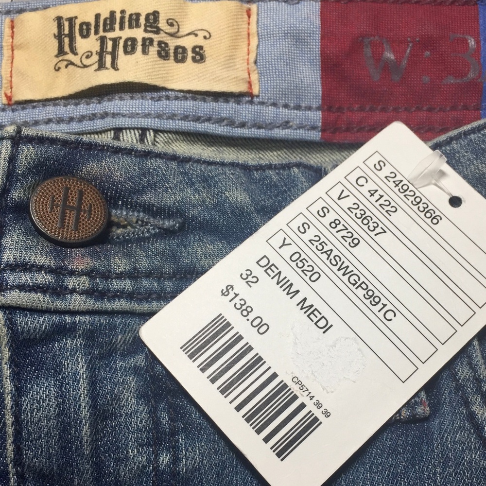 ANTHROPOLOGIE Holding Horses Paint Splatter Jeans - Picture 7 of 8